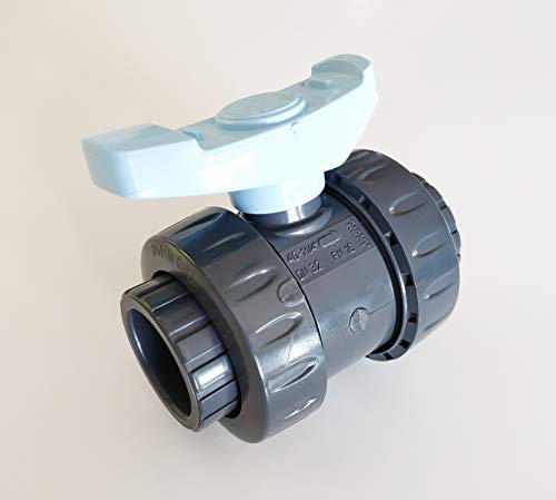 Vanne Interplast 40mm à coller double union démontable 4cm / 40 mm PN16 PVC PRESSION