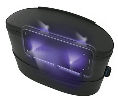 HoMedics UV-Clean tragbarer Desinfizierer Sanitizer Sterilisator|Schnellster UV-Sanitizer auf dem Markt|Tötet bis zu 99,9 Prozent der Bakterien und Viren auf DNA-Ebene,ohne Quecksilber und Chemikalien