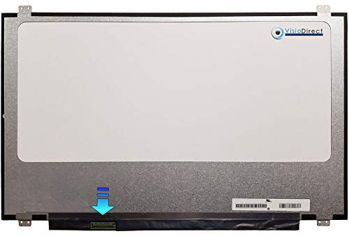 Visiodirect Bildschirm LCD Display 17.3 LED kompatibel mit HP COMPAQ Omen 17-AN015NF 1920x1080 40pin