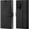 SURAZO Étui de Protection en Cuir véritable avec Fonction Support pour Note 20 - Fait Main en Europe - pour Samsung Galaxy Note 20 - Noir