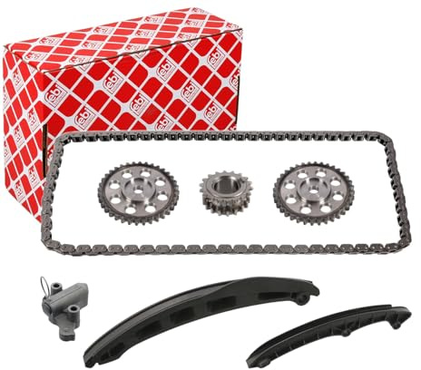 febi bilstein 171593 Steuerkettensatz für Nockenwelle, mit Gleitschienen und Kettenspanner, 1 Stück