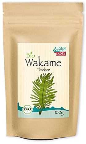 ALGENLADEN BIO Wakame Flakes - 100g | Atlantik | Dashi | Misosuppe