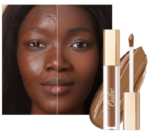 Oulac Concealer für Gesicht und Augenringe, langanhaltender Gesicht Augenringe Kosmetik, Concealer Augenringe With mit Hyaluronic Acid, Farbcode: W09 Deep Concealer 3.8ml