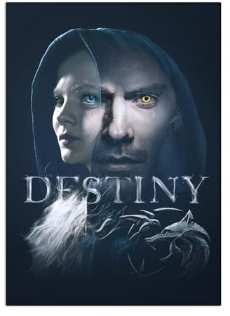 Displate Witcher Metallposter Witcher Poster Witcher 3 Poster Witcher Deko Witcher Plakatte The Witcher Series - Witcher Various Graphics - Destiny Poster 67,5x48cm