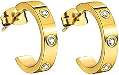 Earacupressure Magnetherapie Detoxi Ohrringe Magnetische Lymphdrainage Ohrringe für Damen Herren, Metall