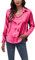 EFOFEI Donne Primavera Raso Camicia di Seta Estate Cool Work Camicia Lapel Loose Fits Blusa Rosa XXL