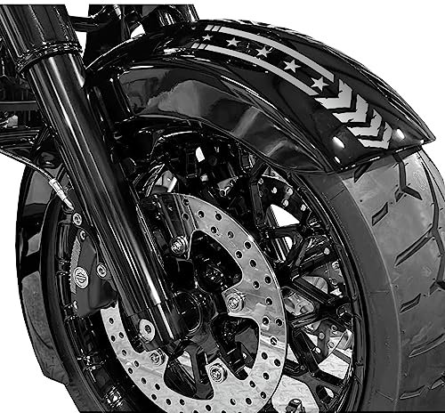 Adesivo per parafango moto motocicletta scooter STELLA MARINE custom racing edition universale decal scegli colore cod.1862 (090 Argento)