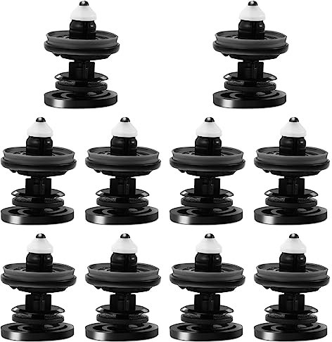 10 Stück Türverkleidungen Befestigungs Clips, ürbefestigungsclips,Befestigung Clips,Türverkleidung Befestigung Clip T5 Halter Kunststoff Auto Befestigung Clips für Die meisten Modelle