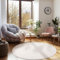 Carpetsale24 Teppich Wohnzimmer Einfarbig Moderne Design Creme 160 cm Rund - Rutschfest Kurzflor für Schlafzimmer Extra Weich und Flauschig - Waschbar Esszimmer Küche