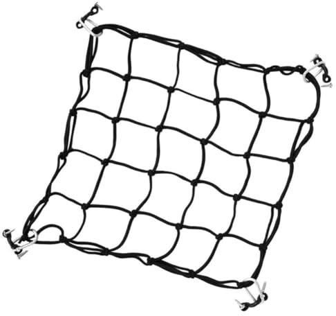 Zoegneer Surfboard Storage Net, Kayak Deck Cargo Bungee Net Pad Eyes And Snap Hooks Kayak Accessories 40 X 40Cm