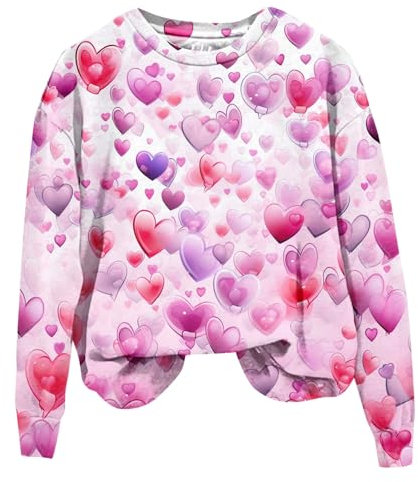 Langarmshirt Damen Longpullover Für Damen Leggings Oberteil Damen Tunika Damen Langarm Jeans Damen Winter Gefüttert Hoodie Damen Oversize Pullover Damen Pulli Damen Warme Leggings Damen（5-Pink,XL）