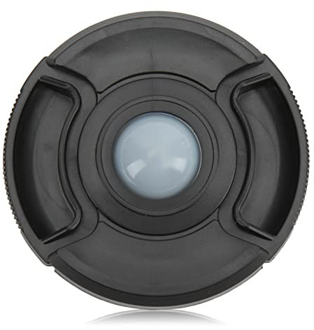 58mm Lens Cap, Anti Abrasion Plastic Snap on Waterproof Dustproof Camera White Balance Lens Cover for Digital Cameras Photography Calibration