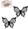 BIVVI Butterfly Eyeliner Stencil, Butterfly Eyeliner Stamp, Eyeliner Stencils for Eyes Wing, Winged Eyeliner Tool, Reusable and Flexible Eyeliner Stamp, Eyeliner Applicators Shaper Tool