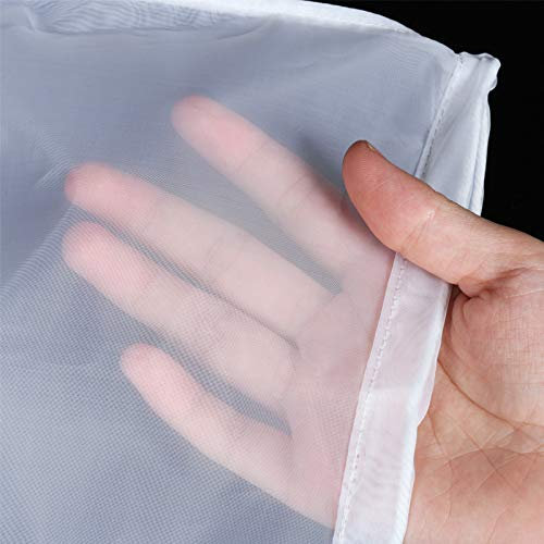 Generico 60/100/200/300/500 Mesh Sacchetti Filtro in Nylon Filtro a Rete per Uso Alimentare Tè Birra Latte Caffè Filtro per Olio Borsa a Rete Filtri da Cucina in Tessuto (Colore : 15x20cm, Taglia :