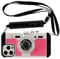 QoKcoahn Emily in Paris Phone Case for iPhone 12/12 Pro, Kawaii 4D Cartoon Vintage Camera Case with Long Lanyard Silicone PC Crossbody Phone Case Shockproof Protector