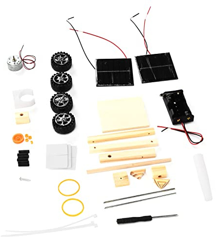 DIY ciencia de energía solar coche educativo motor eléctrico montaje ciencia experimento energía solar kit de ciencia educativa kits de ciencia para niños