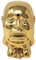Indiana Jones Heiliger Gral Indiana Requisiten Goldenes Idol der Fruchtbarkeit Harzstatue Replik Prop Crafts Collection (Statue) (A)