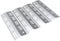 tuning-art GA43 Gasgrill Brennerabdeckung Edelstahl kompatibel mit Enders Chicago 4 Gasgrills | Brennerschutz | Passgenau, Farbe:4er Set Matt Bulle