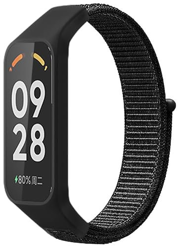 FYISWHO Traspirante Sport Cinturino per Xiaomi Smart Band 8 Active, Nylon Bracciali Cinturini di Ricambio per Redmi Smart Band 2