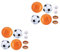 KOMBIUDA 16 STK Wasserball-Set Rugbyball im Freien aufblasbarer Wasserball aufblasbare Korb-Wasserbälle Kinderspielzeug Sportbälle Spielzeuge Aufblasbare Strandbälle Strandball Spielen PVC
