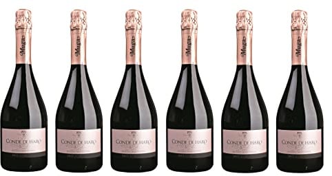 6x 0,75l - 2022er - Bodegas Muga - Conde de Haro - Cava - Brut Rosé | Cava D.O.P. - Spanien - Rosé-Schaumwein brut