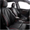 VIPOER SitzbezüGesets FüR Ford Mustang Evos Everest Mustang Mach-E Grand C-MAX, Auto-SchonbezüGe Wasserdicht Sitzschoner Schonbezug Leder Anti-Rutsch Sitzheizung,Black