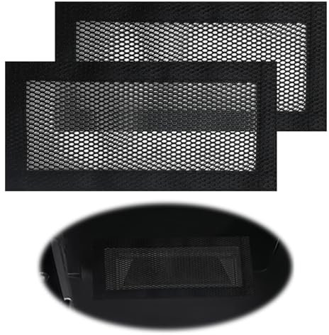 Car Under Seat Vent Cover for Tesla, 2Pcs Under Seat Air Vent Cover Protector Air Outlet Anti-Blocking Mesh Grilles Protector Anti-Blocking Mesh Protection Cover for Tesla Model Y Model 3