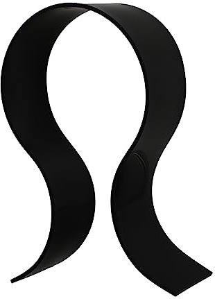 jojofuny 1Stk Kopfhörerhalter aus Acryl Headset kabelgebundene Kopfhörer Laufende Kopfhörer Ohrhörer kopfhörerhalterungen Headphone Stand Kopfhörer-Aufbewahrungsregal Kopfhörerständer Black