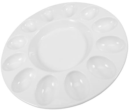 LIFKOME Vassoio per Uova Piatto per Uova Deviled per Feste e Speciali