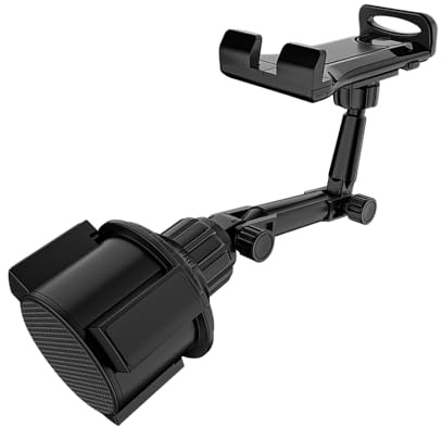 Vehicle Cupholder Tablets Bracket With Expandable Base For Pad 4-12.9inch Devices Tablets Holder