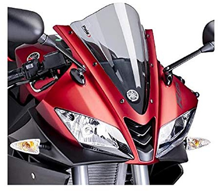 Puig 4637H Racing Windscreen optimised aerodynamics, Smoke