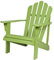 Shine Company 4621LG Westport II - Sedia in legno da esterno, per patio, colore: Verde lime