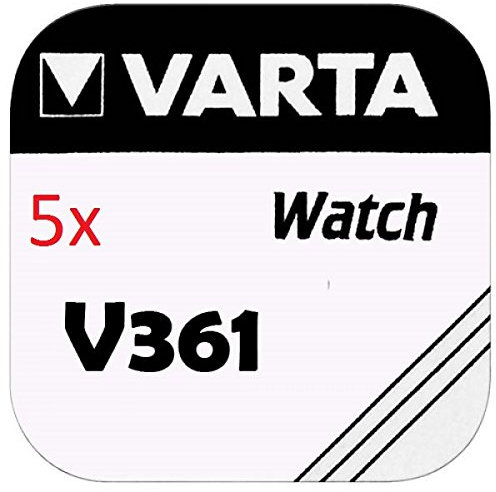VARTA Piles Bouton Lot de 5 - V361