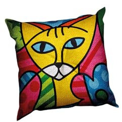 SEG de Paris geschoben Gobelin-Kissen – Farbe Katze