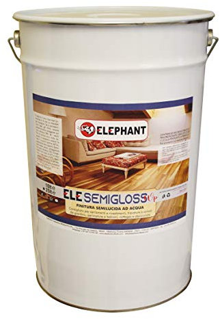 Vernice trasparente per legno all'acqua semilucida ELE SEMIGLOSS WP (25 LT)