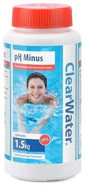 Clearwater pH Minus Decreaser Hot Tub, Spa & Pool Granules 1.5kg