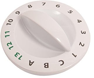 Hotpoint Washing Machine White Wash Timer Knob. Genuine Part Number C00265408