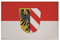 U24 Aufnäher Nürnberg Fahne Flagge Aufbügler Patch 9 x 6 cm