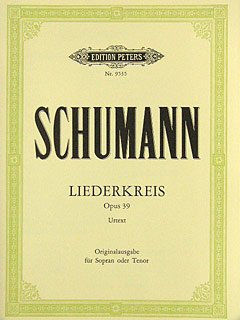 Musikverlag C.F. Peters Ltd. & Co. KG LIEDERKREIS OP 39 - arrangiert für Gesang - Hohe Stimme (High Voice) - Klavier [Noten/Sheetmusic] Komponist: Schumann Robert