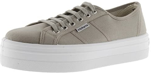 victoria Basket Barcelona Lona & Plataforma 109200 para Niñas Beige 29