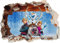Vinyl-Aufkleber, Motiv Die Eiskönigin - Völlig unverfroren, Motiv: Disney Elsa Olaf Anna, 500 x 355 mm