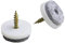 Metafranc Filz-Gleiter Ø 30 mm - Mit Schraube - weiß - 8 Stück - Effektiver Schutz Ihrer Möbel & Stühle / Möbelgleiter-Set für empfindliche Böden / Stuhlgleiter / Bodengleiter / 644276