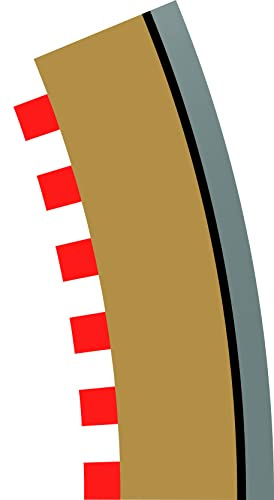 Scalextric C8239 Radius 2 Outer Border/Barrier 22.5 degree 1:32 Scale Accessory