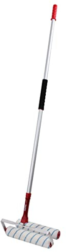 ProDec 4 piece 12 inch x 1.75 Twin Head Floor Painting Set for Fast Application and Rapid Coverage Painting Floors with Woodstains, Varnishes, Two Pack Paints, Epoxy and Other Floor Paints, 12