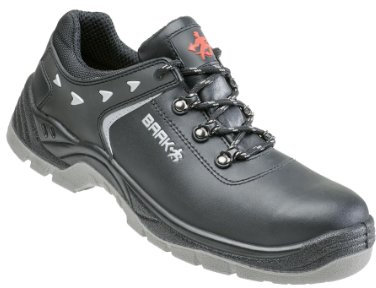 BAAK Sicherheitsschuhe Heiko Industrial S3, Halbschuhe BGR191 Größe 40, schwarz, 8034
