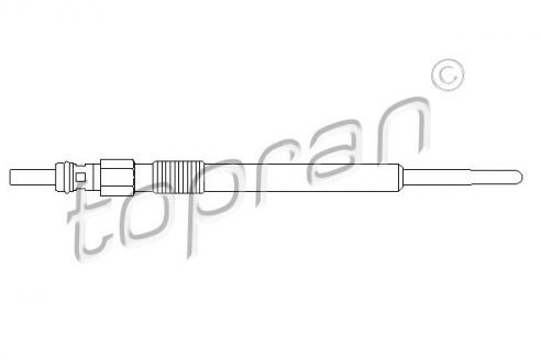TOPRAN Glühkerze, 207 131