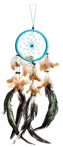 40cm x 11cm Dreamcatcher Traumfänger Türkis Dream Catcher