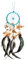 40cm x 11cm Dreamcatcher Traumfänger Türkis Dream Catcher