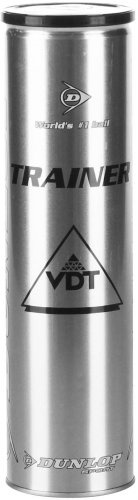 DUNLOP TRAINER 4er Dose VDT-Trainingsball Tennis Ball druckverpackt Tennisbälle