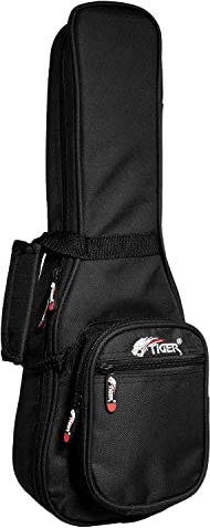 Tiger INC26-BK Deluxe Tasche für Ukulele - Schwarz